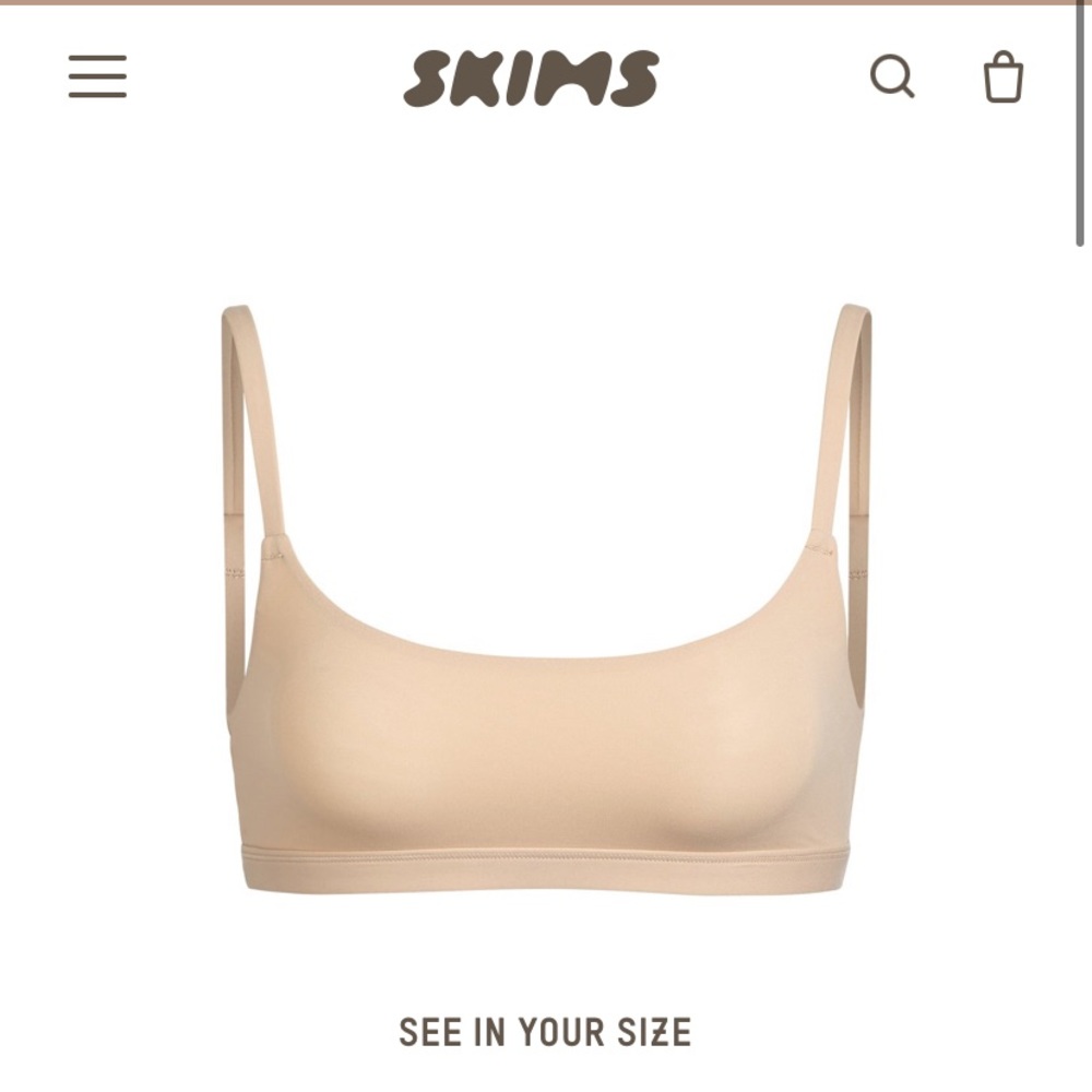 Skims Fits Everybody Scoop Neck Bra